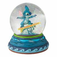 Jim Shore Disney Traditions - Lilo & Stitch - Stitch Shootin' the Curls Waterball