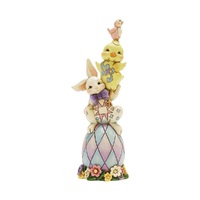 Jim Shore Heartwood Creek Easter - Stacked Easter Figurine Pint Sized