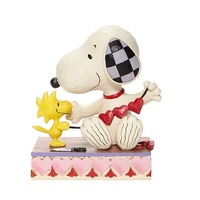 Peanuts by Jim Shore - Snoopy with Hearts Garland - Stringing Hearts