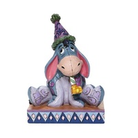 Jim Shore Disney Traditions - Winnie The Pooh Eeyore Birthday Hat - Birthday Blues