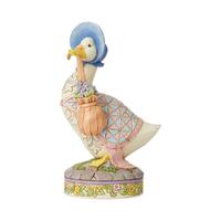 Beatrix Potter by Jim Shore - Jemima Puddle-Duck - Wearing A Shawl And A Poke Bonnet