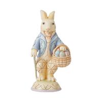 Jim Shore Heartwood Creek Easter - Bunny with Basket
