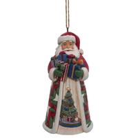 Jim Shore Heartwood Creek - Santa Arms Full of Gifts Hanging Ornament