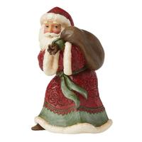 Jim Shore Heartwood Creek Victorian - Santa with Toy Bag