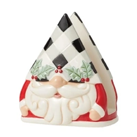 Jim Shore Heartwood Creek Highland Glen - Santa Gnome Napkin Holder