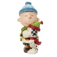Peanuts by Jim Shore - Snoopy and Charlie Hugging
