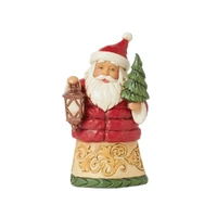 Jim Shore Heartwood Creek - Santa in Puffy Coat Mini Figurine