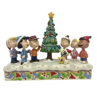 Peanuts by Jim Shore - Peanuts Gang Decorating LED Tree Musical