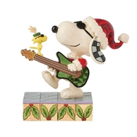 Peanuts by Jim Shore - Snoopy and Woodstock Rock'n'Roll Duo