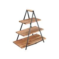 Serve & Share - Serving Tower 3 Layer Acacia Wood