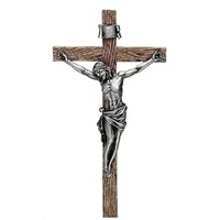 Joseph's Studio - Antique Silver Crucifix 50cm