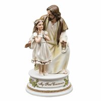 Joseph's Studio My First Communion Musical Figurine - Girl With Jesus