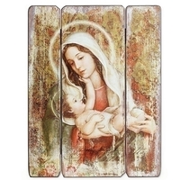 Joseph's Studio - A Child's Touch Madonna And Child Panel