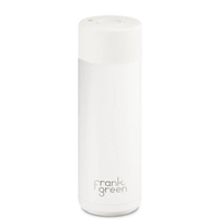 Frank Green Reusable Bottle - Ceramic 595ml Cloud Push Button