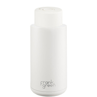 Frank Green Reusable Bottle - Ceramic 1L Cloud Push Button