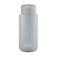 Frank Green Reusable Bottle - Ceramic 1L Harbor Mist Push Button
