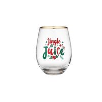 Joyful - Jingle Juice Glass Tumbler