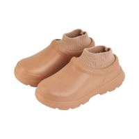 Gummies Sherpa Lined Winter Clog - Sand - AU 11