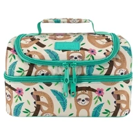 Sachi Insulated Double Decker Lunch Bag - Sleepy Sloths