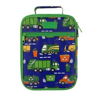 Sachi Insulated Junior Lunch Bag - Garbage Trucks