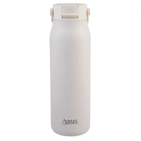 Oasis Sorrento Double Wall Insulated Water Bottle - 900ml Alabaster