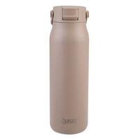 Oasis Sorrento Double Wall Insulated Water Bottle - 900ml Latte