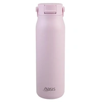 Oasis Sorrento Double Wall Insulated Water Bottle - 900ml Pink Lemonade