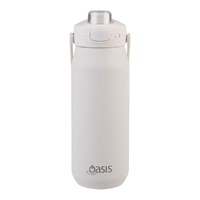 Oasis Capri Triple Wall Insulated Water Bottle - 750ml Alabaster