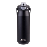 Oasis Capri Triple Wall Insulated Water Bottle - 750ml Black