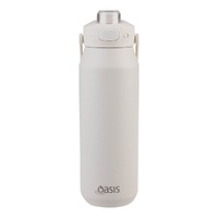 Oasis Capri Triple Wall Insulated Water Bottle - 1L Alabaster