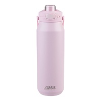 Oasis Capri Triple Wall Insulated Water Bottle - 1L Pink Lemonade