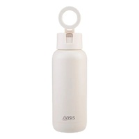 Oasis Moda Mag-Grip Triple Wall Insulated Water Bottle - 1L Alabaster