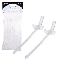 Oasis Kid's Drink Bottle Replacement Straw & Sipper (Set of 2)
