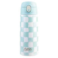 Oasis Double Wall Insulated Sipper Straw Kid's Drink Bottle - 550ml Check It Out