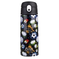 Oasis Double Wall Insulated Sipper Straw Kid's Drink Bottle - 550ml Sports