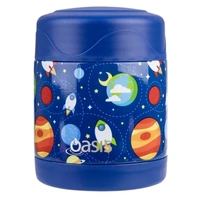 Oasis Double Wall Insulated Kid's Food Flask - 300ml Outer Space