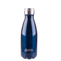 Oasis Insulated Drink Bottle - 350ml Navy