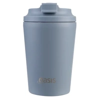 Oasis Double Wall Insulated Coffee Cup - 360ml Hazy Blue