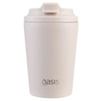 Oasis Double Wall Insulated Coffee Cup - 360ml Oat