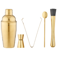 Tempa Aurora - Gold 5pc Cocktail Set