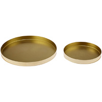 Tempa Aurora - Gold Serving Tray 2 Pack