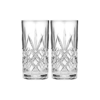 Tempa Ophelia - Carved Highball Glass 2 Pack