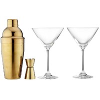 Tempa Aurora - Gold 4 Piece Gift Cocktail Set
