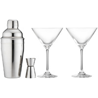 Tempa Aurora - Silver 4 Piece Cocktail Set