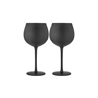 Tempa Aurora - Matte Black Gin Glass 2 Pack