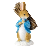 Beatrix Potter Mini Figurine - Peter Carrying Sticks