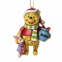 Jim Shore Disney Traditions - Winnie the Pooh & Piglet Hanging Ornament
