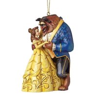 Jim Shore Disney Traditions - Beauty & The Beast Hanging Ornament