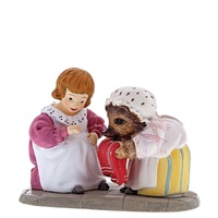 Beatrix Potter Miniature Collection Mrs. Tiggy Winkle and Lucie