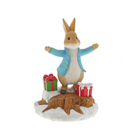 Beatrix Potter Winter - Peter Rabbit With Presents